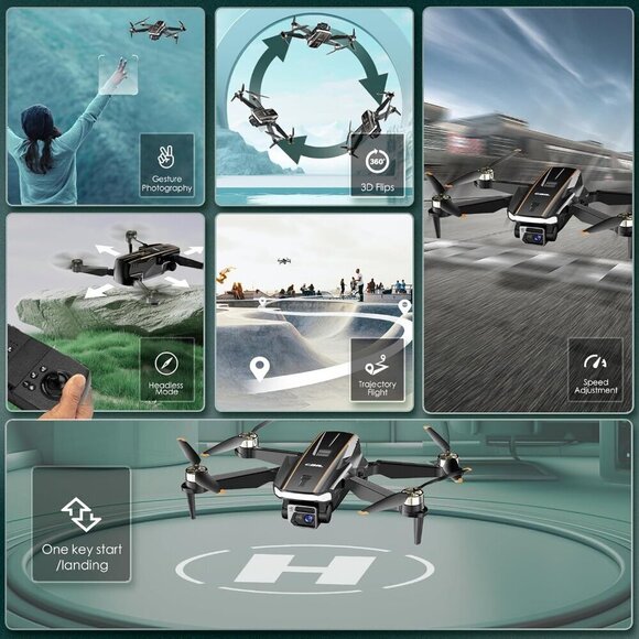 NEW SEALED CHUBORY A68 WiFi FPV Quadcopter with 1080P HD Camera, Auto Hover - Picture 2 of 10